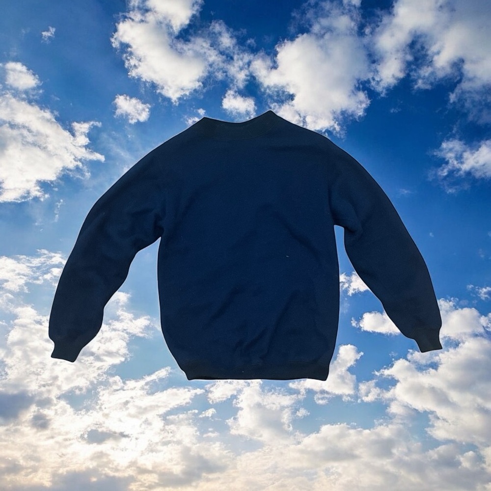 Classic Navy Crewneck Sweater